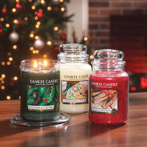 Yankee Candle Candela profumata in giara grande, Biscotto di Natale, Durata Fino a 150 Ore