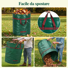 Carica l'immagine nel visualizzatore di Gallery, Lifewit Sacchi Giardinaggio Resistenti, 300L, Set di 3
