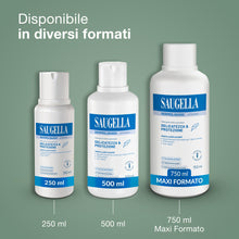 Carica l'immagine nel visualizzatore di Gallery, Saugella Dermoliquido, Detergente Intimo Quotidiano, pH Fisiologico, 500 ml