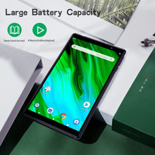 Carica l&#39;immagine nel visualizzatore di Gallery, PRITOM Tablet PC Android 8 pollici Android 10.0 OS, 4000 mAh, 64GB ROM, Quad Core, schermo HD IPS, 2.0 anteriore + 8.0 MP fotocamera posteriore, Wi-Fi, Bluetooth, Nero