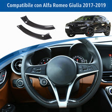 Carica l'immagine nel visualizzatore di Gallery, Strisce decorative in plastica ABS, stile fibra di carbonio per volante, allestimento, accessorio auto per Alfa Romeo Gi