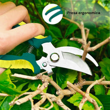 Carica l'immagine nel visualizzatore di Gallery, Avilia Set da Giardinaggio Ergonomico con Cesto in Vimini - Kit Completo di Attrezzi per Donna e Uomo, Accessori e Utensili Giardinaggio 35x22x29cm, Idea Regalo Perfetta