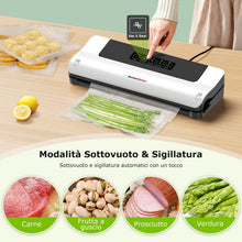 Carica l'immagine nel visualizzatore di Gallery, Bonsenkitchen Macchina Sottovuoto Alimenti per Sigillatura Sottovuoto Rapida, per Cottura Sous Vide, Carne, Formaggio e Preparazione dei Cibi - Prolunga Efficacemente la Freschezza