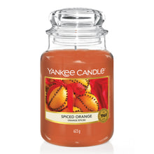 Carica l'immagine nel visualizzatore di Gallery, Yankee Candle Candela profumata in giara grande | Arancia piccante | Durata Fino a 150 Ore | Regali perfetti per le donne