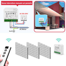 Carica l'immagine nel visualizzatore di Gallery, Interruttore Tapparelle Con Telecomando RF, Modulo Per Persiane Elettriche Senza Fili Telecomando Per Tapparelle Elettri