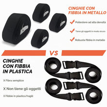 Carica l'immagine nel visualizzatore di Gallery, Rseuphiee 4 pezzi 3M Cinghie di Fissaggio, Cricchetto per Carico Regolabili