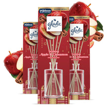 Carica l'immagine nel visualizzatore di Gallery, Glade Diffusore a Bastoncini, Twinkling Apple &amp; Cinnamon, (3x50 ml)