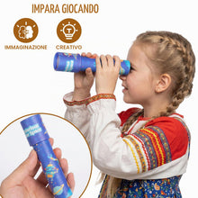 Carica l'immagine nel visualizzatore di Gallery, 14 Pezzi Caleidoscopi per Bambini, Bomboniere per Feste di Compleanno per Bambini, Giocattolo Caleidoscopio di Carta Cla