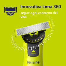 Carica l'immagine nel visualizzatore di Gallery, Philips OneBlade Original 360 lame, compatibili con tutti i modelli OneBlade e Pro, 5 pezzi (modello QP450/50)