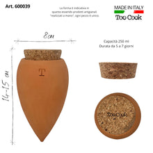 Carica l'immagine nel visualizzatore di Gallery, Toocook Olla in Terracotta Artigianale per irrigazione Automatica Ecologica e Naturale per Piante da Interno ed Esterno 