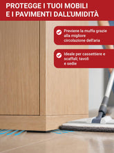 Carica l'immagine nel visualizzatore di Gallery, LouMaxx - Set di 20 piedini in plastica per mobili, dimensioni dei tacchetti 50 x 14 x 5 mm, tacchetti in plastica da av