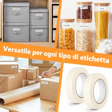 Carica l'immagine nel visualizzatore di Gallery, Nastro Carta 24 mm x 50 m, Mascheratura e Verniciatura Professionale