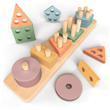 Carica l'immagine nel visualizzatore di Gallery, Sweety Fox - Giochi Montessori 2 anni - Giocattoli da Impilare e Ordinare