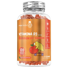 Carica l'immagine nel visualizzatore di Gallery, Vitamina D Bambini, 120 Caramelle Gommose di Vitamina D3 (4 Mesi di Scorta)