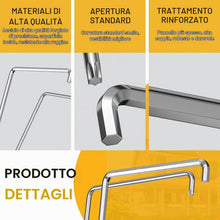 Carica l'immagine nel visualizzatore di Gallery, 2 pezzi Chiave di Regolazione per Finestre, Chiave a Brugola 4mm e TORX TX15, Parti di Ricambio per Montaggio e Regolazi
