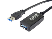 Carica l'immagine nel visualizzatore di Gallery, PremiumCord Cavo Prolunga USB Attivo con Ripetitore 5m, USB a Femmina a A Maschio, Cavo USB 3.0 Super Speed, 2x Schermat