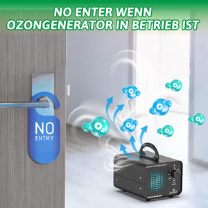 Generatore di Ozono Professionale 15000mg/h, Ozonizzatore per Ambienti Purificatore d'Aria Deodorante per 300㎡, Ozono per Sanificare Casa, Auto, Uffici, Hotel