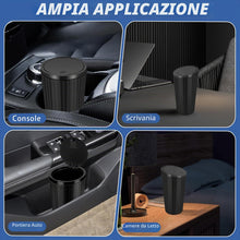 Carica l'immagine nel visualizzatore di Gallery, 2 Pezzi Pattumiera per Auto con Coperchio, Con 4 Rotoli Sacchetti