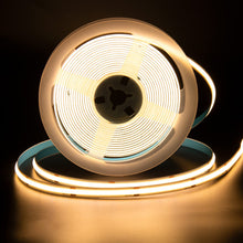 Carica l'immagine nel visualizzatore di Gallery, PAUTIX Striscia LED COB Bianco caldo 2700K DC24V, 2m 480LEDs/M Senza saldatura CRI90 Striscia LED per progetti di illumi