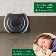 Carica l'immagine nel visualizzatore di Gallery, Gardigo® Repellente Topi Portatile | Ultrasuoni per Topi | Dissuasore per Topi | Utilizzo Mobile con Batterie | Copertur