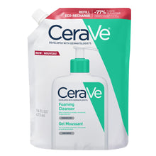 Carica l'immagine nel visualizzatore di Gallery, CeraVe Schiuma Detergente per Viso e Corpo, Confezione Refill, 473 ml