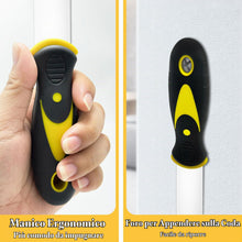 Carica l'immagine nel visualizzatore di Gallery, Set di 8 spatole in acciaio inox con manico in plastica, Raschietti per Pareti, Spatola per Stucco, Cazzuola per Murator