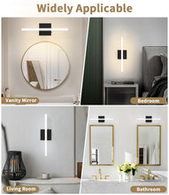 Carica l'immagine nel visualizzatore di Gallery, Lampada da Specchio Bagno 40CM, LED 3000-6000K con Interruttore Temperatura, Applique Moderna con Schermo Acrilico, Risp