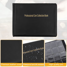 Carica l&#39;immagine nel visualizzatore di Gallery, talifoca Album della Collezione di Monete, 240 Tasche Raccoglitore per Collezionisti, Raccolta Album Libro, Porta Monete - Nero