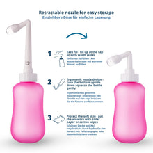 Carica l'immagine nel visualizzatore di Gallery, T2 Peri Bottle - Bidet Portatile da Post Parto, Sollievo dal Dolore Perineale - Da 360 ml con Ugello a 60°, Custodia Lav