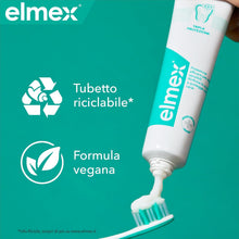 Carica l'immagine nel visualizzatore di Gallery, elmex Dentifricio sbiancante Delicato denti sensibili Sensitive 1 Confezione da 75 ml I Con Fluoruro amminico I Denti più bianchi I Rimozione delle macchie I Sbiancamento denti