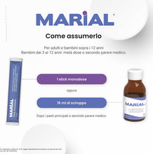 Carica l'immagine nel visualizzatore di Gallery, Aurora Biofarma Marial Stick - Antiacido per Reflusso Gastroesofageo e Laringofaringeo - Per Adulti e Bambini - 20 Stick Orali Monodose, Senza Glutine e Lattosio