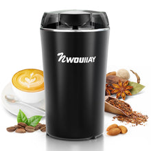 Carica l'immagine nel visualizzatore di Gallery, Macina Caffe' Elettrico 300W, Macinacaffè Elettrico con Lame in Acciaio Inossidabile, Macina Chicchi di Caffè, Macinatura Veloce, 75g, Macina Spezie per Chicchi di Caffè, Spezie, Noci, Cereali, Pepe