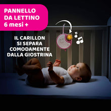Carica l'immagine nel visualizzatore di Gallery, Chicco Next2Dreams Giostrina Neonato 3in1 con Carillon Elettronico per Culla e Lettino, Compatibile con Culla Chicco Nex