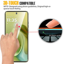 Carica l'immagine nel visualizzatore di Gallery, WFTE [2-Pezzi Vetro Temperato per Motorola Moto G86 Pellicola Protettiva [Durezza 9H][ Anti graffio][Anti-Impronte][Senz