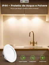 Carica l'immagine nel visualizzatore di Gallery, ALUSSO 6 x Faretto LED da Incasso 12-24V Downlight IP44