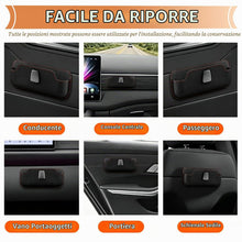 Carica l'immagine nel visualizzatore di Gallery, Organizer Auto, Portaoggetti Auto con Velcro, Accessori Auto Interno per Telefono Occhiali Carte, Porta Oggetti per Auto
