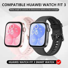 Carica l'immagine nel visualizzatore di Gallery, Diruite 3 Pezzi Cover per Huawei Watch Fit 3 Custodia,HD Ultra Sottile Vetro Temperato Pellicola Protettiva Resistente G