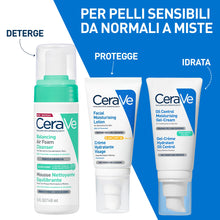 Carica l'immagine nel visualizzatore di Gallery, CeraVe Mousse Detergente Riequilibrante, Pelle Idratata, Allantoina, 148 ml
