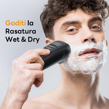 Carica l'immagine nel visualizzatore di Gallery, Rasoio Elettrico Barba, 2025 Aggiornato Rasoio Elettrico Uomo 2 in 1 Impermeabile Senza Filo Rotante per il Viso, Rasatu