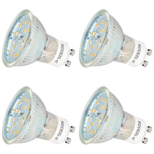 Carica l'immagine nel visualizzatore di Gallery, SEBSON Lampadina LED GU10 5W - Set da 4 - 420lm, Bianca Calda 3000K