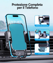 Carica l'immagine nel visualizzatore di Gallery, Glangeh Porta Cellulare Auto, [2025 Upgrated Clip] Supporto Telefono Auto per Presa D'aria Dell'Auto, 360°di Rotazione Supporti per Telefoni Cellulari Universale Compatibile con iPhone/Galaxy (4-7')