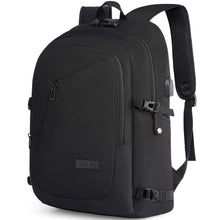 Carica l'immagine nel visualizzatore di Gallery, WENIG Zaino Laptop 17 Pollici Antifurto Impermeabile Uomo Grande Capacità PC Portatile con Ricarica USB Zaino da Viaggio Affari per Tempo Libero Scuola College - Nero
