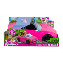 Carica l'immagine nel visualizzatore di Gallery, Barbie - Cabrio Veicolo Decapottabile Rosa a Due Posti con Ruote Funzionanti e Dettagli Realistici, Giocattolo per Bambini 3+ Anni, HBT92