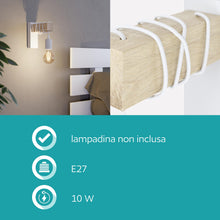 Carica l'immagine nel visualizzatore di Gallery, Eglo Lampada da parete Townshend, plafoniera vintage a uno punto