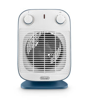 Carica l'immagine nel visualizzatore di Gallery, De'Longhi HFS50B20.AV Termoventilatore, Silenzioso e leggero, 3 livelli di potenza, ventilazione estiva, protezione antigoccia, maniglia, dispositivo di sicurezza, luce, protezione antigelo,Avio