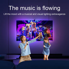 Carica l'immagine nel visualizzatore di Gallery, TV LED luci 3M cambiando sincrono con TV immagine TV retroilluminazione TV con sensore AR musica sincronizzazione App RG