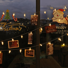 Carica l'immagine nel visualizzatore di Gallery, Aigostar Catena luminosa con clip da 10 m e 80 LED con 80 clip per appendere foto, Catena luminosa con telecomando, Clip per foto, Decorazione ghirlanda per Natale, Camere, Matrimoni (Bianco caldo)