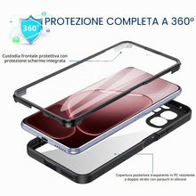 Carica l'immagine nel visualizzatore di Gallery, ILING Trasparente Cover per OPPO A6X 5G/4G/ OPPO A6K, 360°Complète Protection Antiurto Custodia con Protezione Schermo I