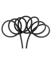 Carica l'immagine nel visualizzatore di Gallery, QWORK® Corda Elastica 6mm x 10m Nero - Resistente ai Raggi UV, Multiuso per Teloni e Attività Outdoor