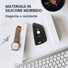 Carica l'immagine nel visualizzatore di Gallery, kwmobile Custodia Coprichiave Compatibile con BMW con 3 tasti Smart Key Cover - Copritelecomando Chiave Auto - Copri Chi